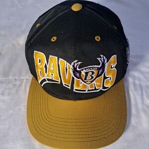 Baltimore Ravens NFL Team Vintage "B" Logo Snapback Hat‎